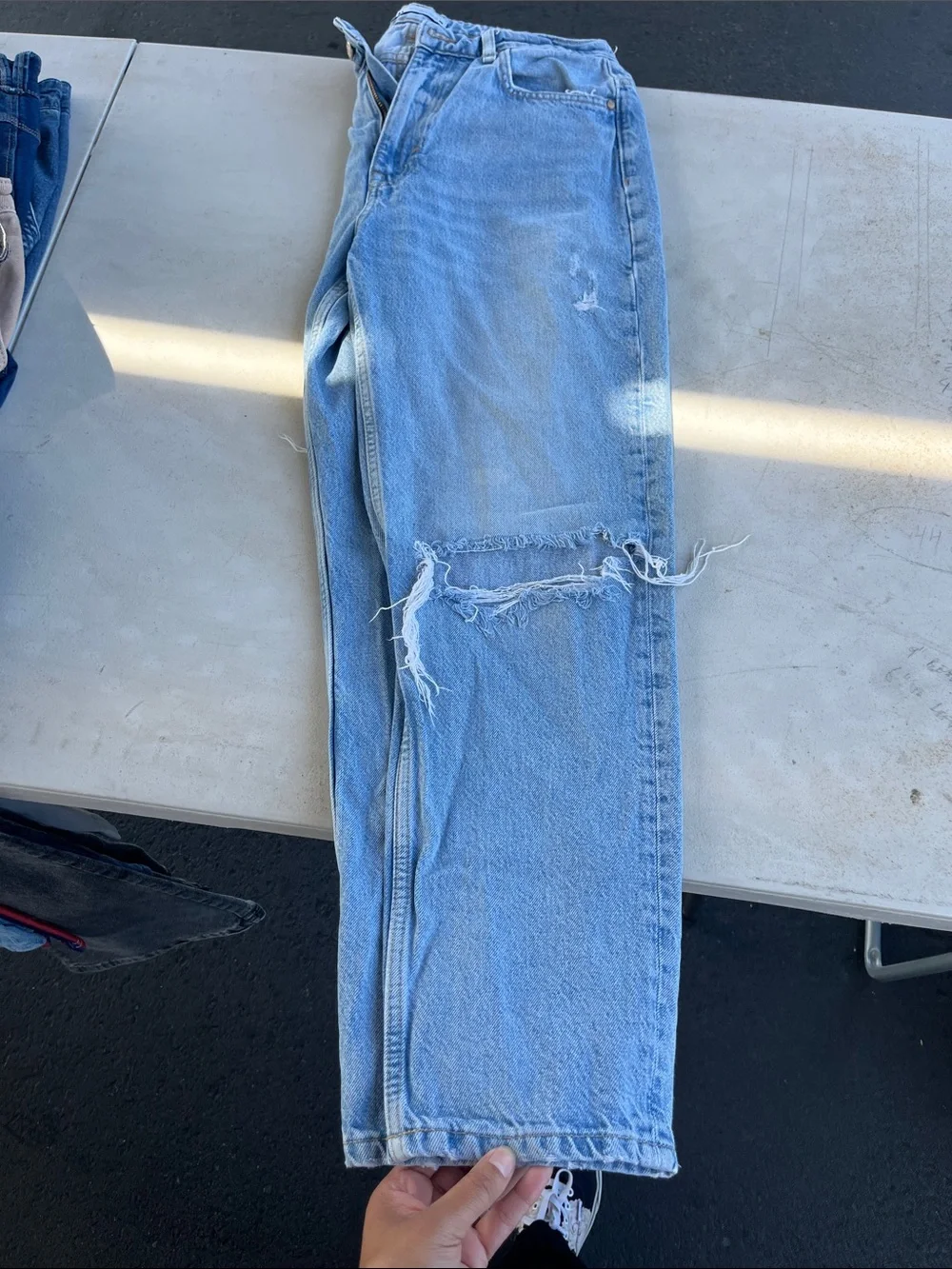 Zara relaxed straight